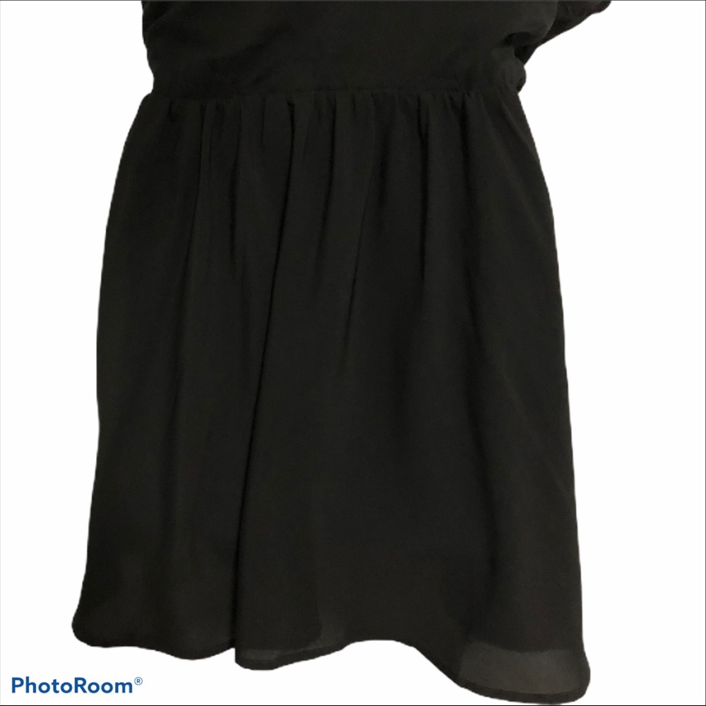 6 Shore Road Wanderlust Corset Top One Shoulder Ruched Mini LBD Black Dress NWT - Picture 8 of 13